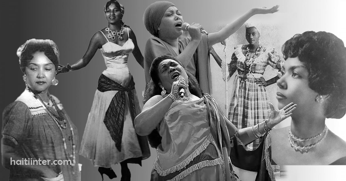 Femmes haïtiennes interprétant des chansons slow et traditionnelles